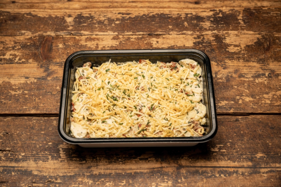 Gratin met zongedroogde tomaten