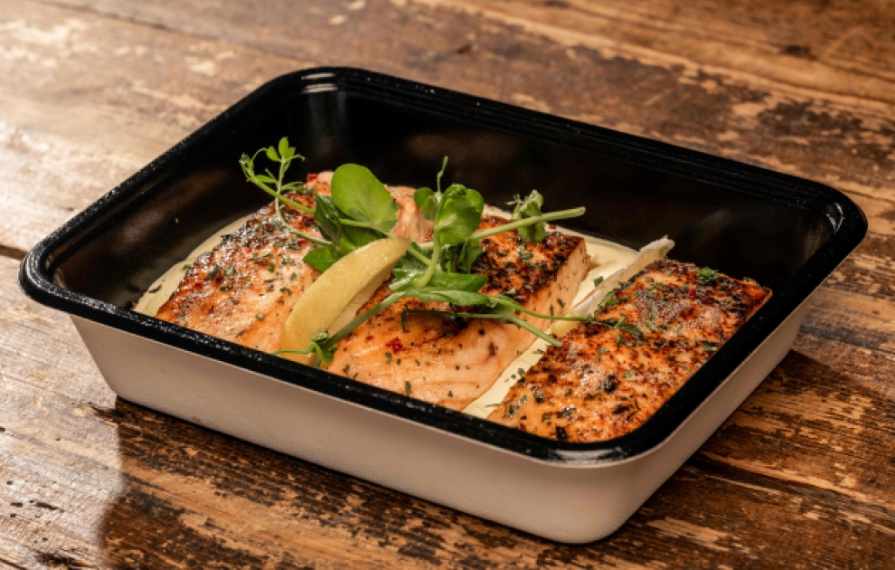 Verse zalm met Hollandaise-saus