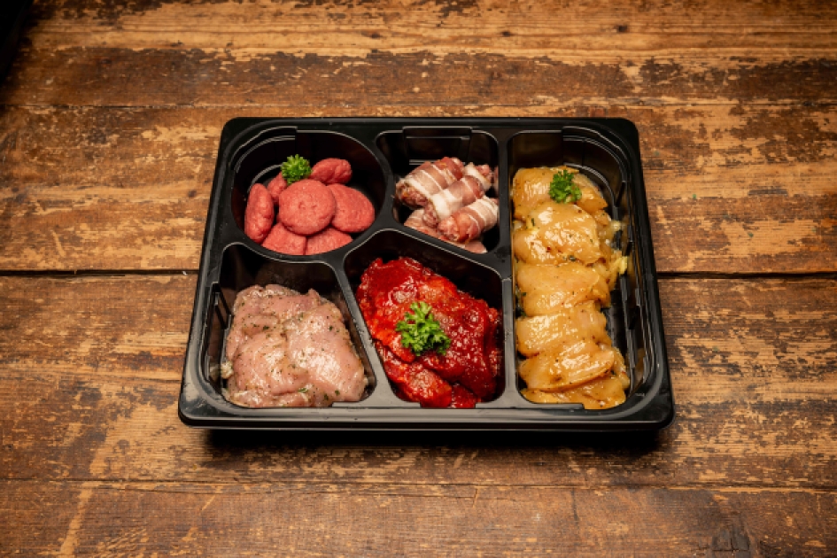 Gourmetschaal gemarineerd