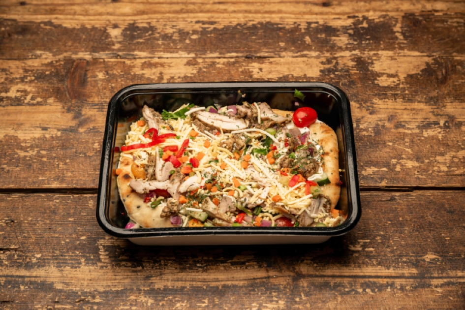 Naanbroodje met gyros