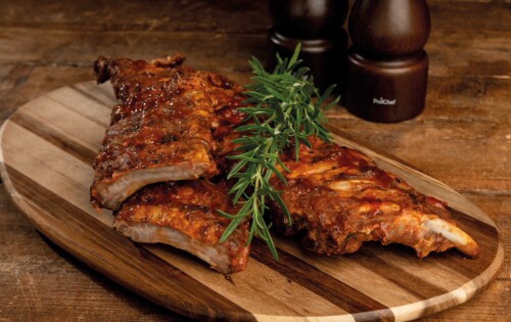 Gegrilde spareribs