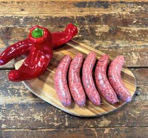 Varkens saucijzen tuinkruiden