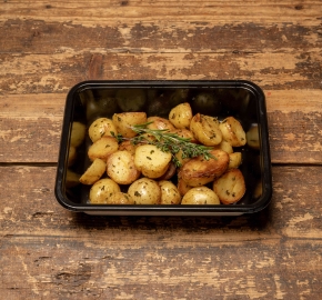 Gebakken aardappeltjes met tijm en rozemarijn