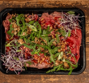 Carpaccio beef teppanyaki