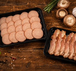 100 gram Zeeuws spek + 150 gram grillworst