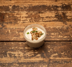 Verse champignon-roomsaus