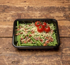 Haricots verts met spek