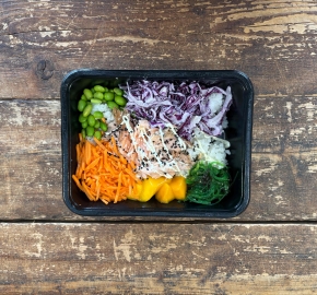 Poke bowl met zalm