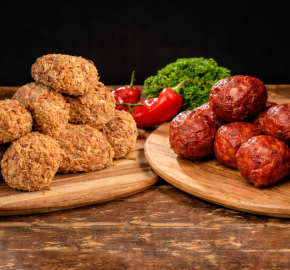 5 zwieballen + 5 gehaktballen