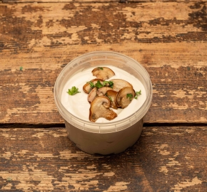 Verse champignon-roomsaus