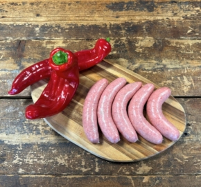 Varkenssaucijzen spek en ui