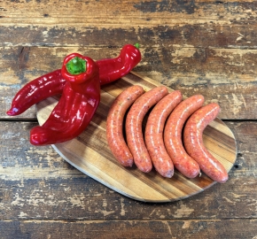 Varkenssaucijzen cheddar jalapeño